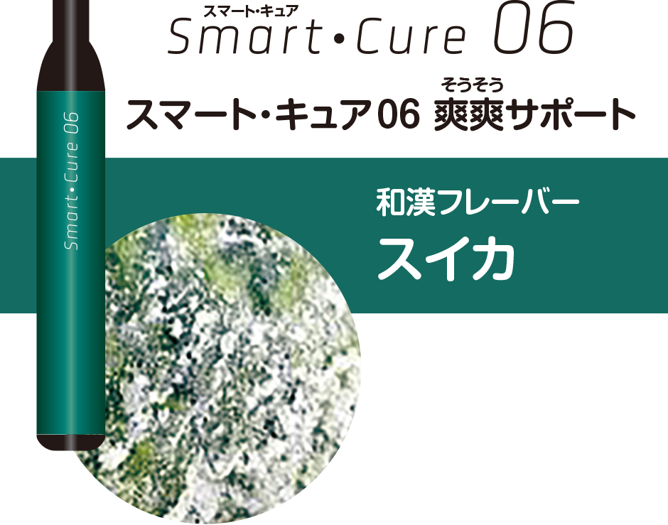 和漢フレーバー「スイカ」と商品イメージ